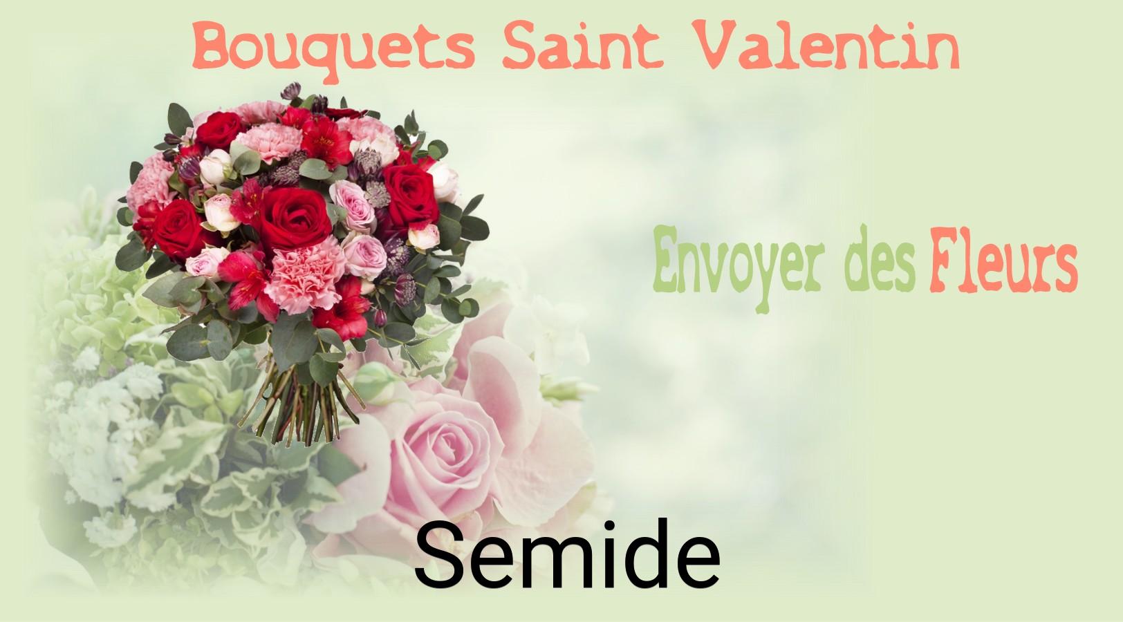 Roses de Saint-Valentin livrées à Semide